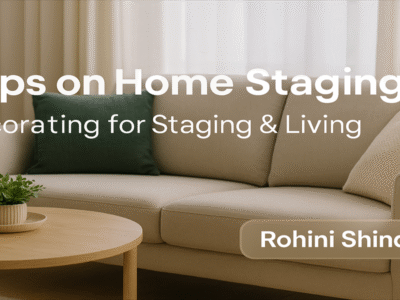 10 Tips on Home Staging Decorating for Staging & Living