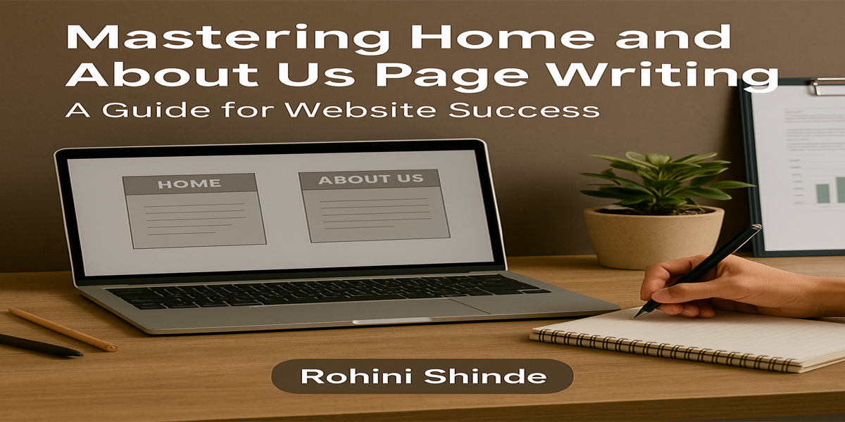 Mastering Home and About Us Page Writing
